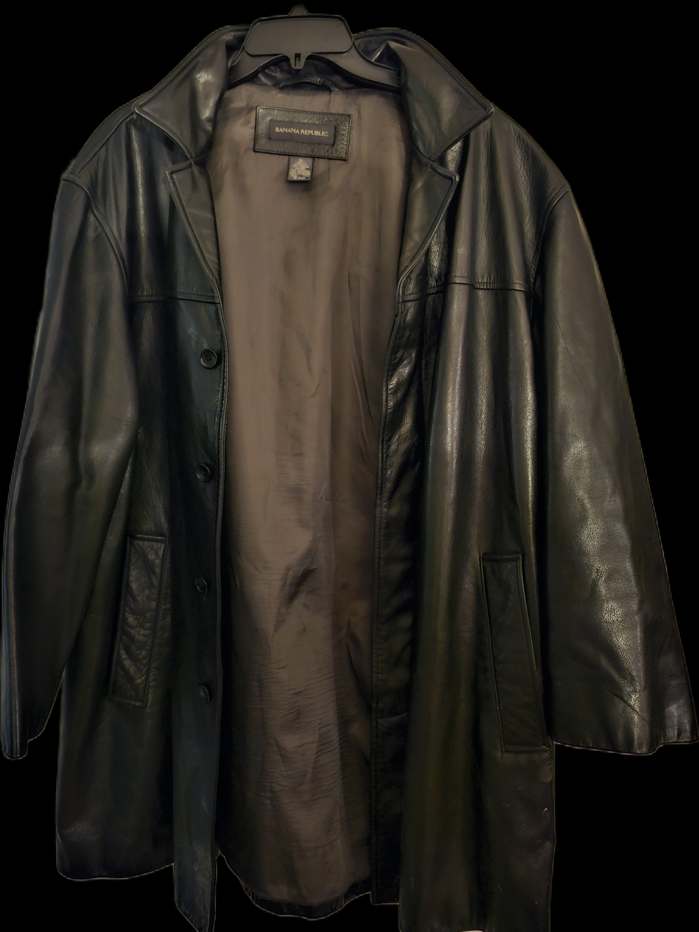 Vintage Banana Republic Men's 100% Genuine Leather Jacket

Classic, heavyweight